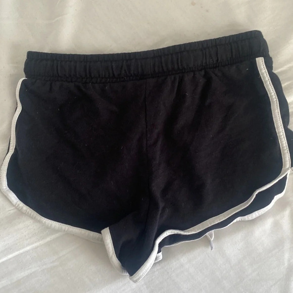 Miami style drawstring black shorts size small cotton blend - Picture 3 of 4